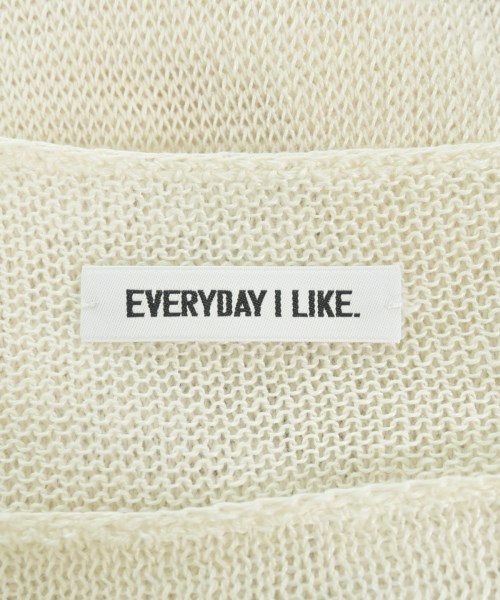 EVERYDAY I LIKE（エブリデイアイライク）ニット・セーター 白 サイズ:F レディース/2200611699107