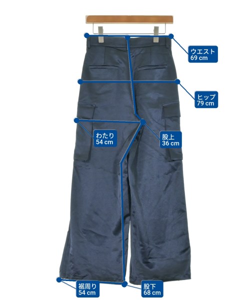 EVERYDAY I LIKE（エブリデイアイライク）カーゴパンツ 紺 サイズ:34(XS位) レディース/2200619370107