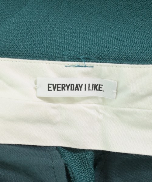 EVERYDAY I LIKE（エブリデイアイライク）スラックス 緑 サイズ:34(XS位) レディース/2200606049061