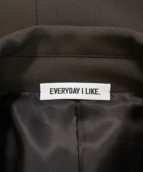 EVERYDAY I LIKE（エブリデイアイライク）テーラードジャケット 茶 サイズ:36(S位) レディース/2200672144073