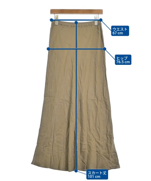 EVERYDAY I LIKE（エブリデイアイライク）ロング・マキシ丈スカート 茶 サイズ:-(M位) レディース/2200670383047