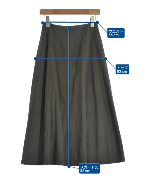 EVERYDAY I LIKE（エブリデイアイライク）ロング・マキシ丈スカート カーキ サイズ:36(S位) レディース/2200663084111