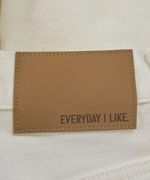 EVERYDAY I LIKE（エブリデイアイライク）デニムパンツ 白 サイズ:34(S位) レディース/2200681103092