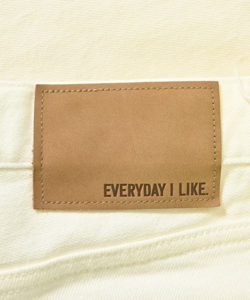 EVERYDAY I LIKE（エブリデイアイライク）デニムパンツ 白 サイズ:34(XS位) レディース/2200699387163