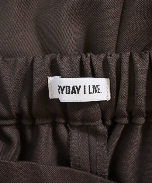 EVERYDAY I LIKE（エブリデイアイライク）スラックス 茶 サイズ:34(XS位) レディース/2200700415052