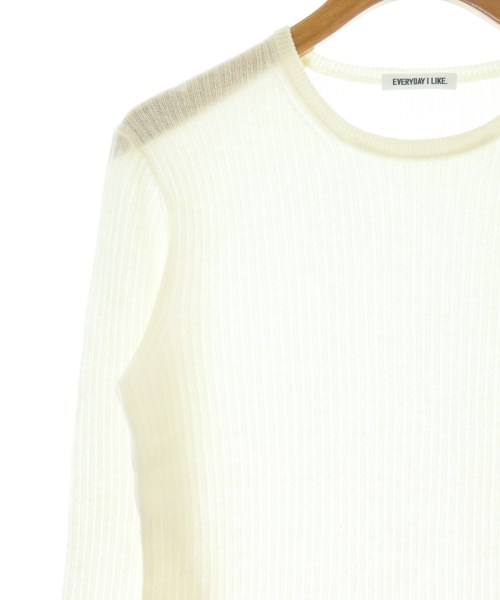 EVERYDAY I LIKE（エブリデイアイライク）ニット・セーター 白 サイズ:-(S位) レディース/2200652577075