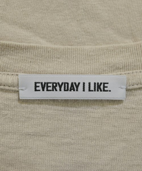 EVERYDAY I LIKE（エブリデイアイライク）Tシャツ・カットソー ベージュ サイズ:40(M位) レディース/2200654981085