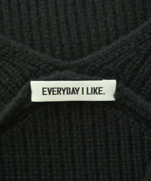 EVERYDAY I LIKE（エブリデイアイライク）ニット・セーター 黒 サイズ:F レディース/2200657935047