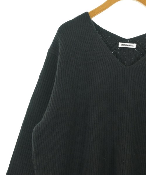 EVERYDAY I LIKE（エブリデイアイライク）ニット・セーター 黒 サイズ:F レディース/2200657935047