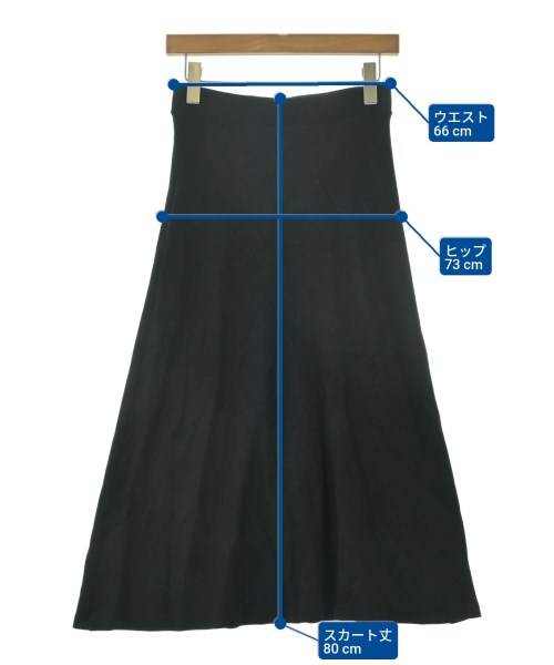 EVERYDAY I LIKE（エブリデイアイライク）ロング・マキシ丈スカート 黒 サイズ:36(S位) レディース/2200659010018