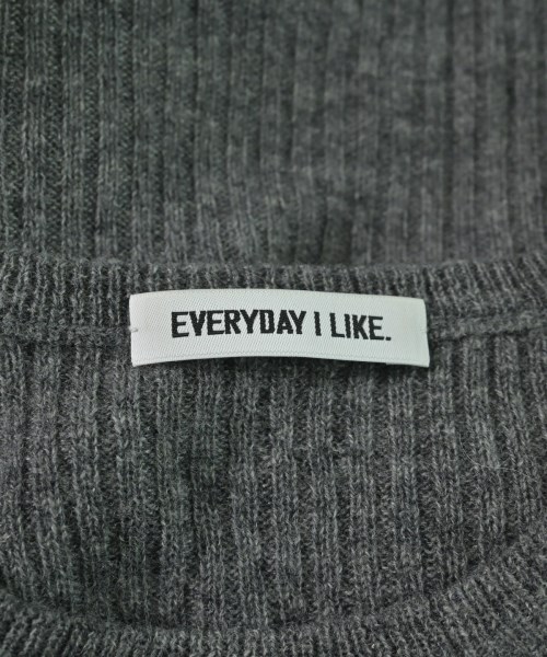 EVERYDAY I LIKE（エブリデイアイライク）ニット・セーター グレー サイズ:F レディース/2200659002112