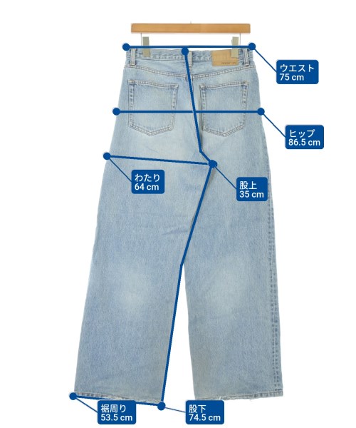 EVERYDAY I LIKE（エブリデイアイライク）デニムパンツ 青 サイズ:38(M位) レディース/2200660735016