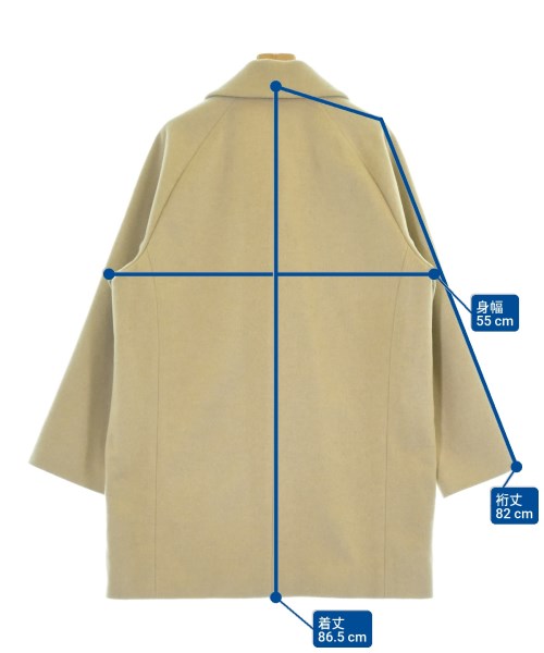 EVERYDAY I LIKE（エブリデイアイライク）ピーコート ベージュ サイズ:-(M位) レディース/2200659596024