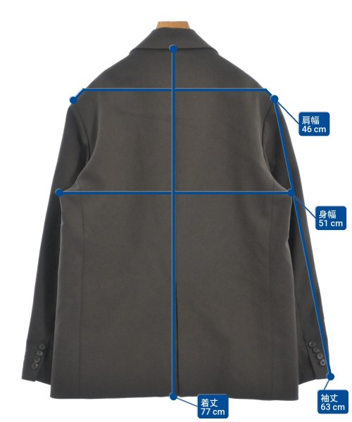 EVERYDAY I LIKE（エブリデイアイライク）テーラードジャケット 茶 サイズ:36(S位) レディース/2200661963029