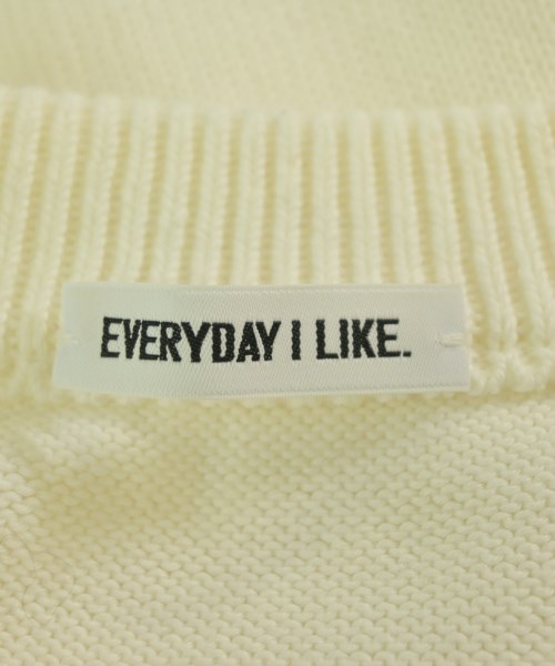 EVERYDAY I LIKE（エブリデイアイライク）ニット・セーター 白 サイズ:F レディース/2200709386049