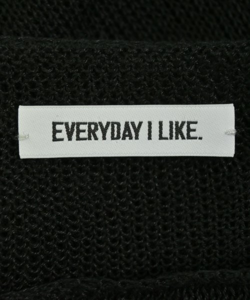 EVERYDAY I LIKE（エブリデイアイライク）ニット・セーター 黒 サイズ:F レディース/2200708920039