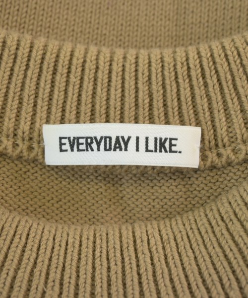EVERYDAY I LIKE（エブリデイアイライク）ニット・セーター ベージュ サイズ:F レディース/2200714964102