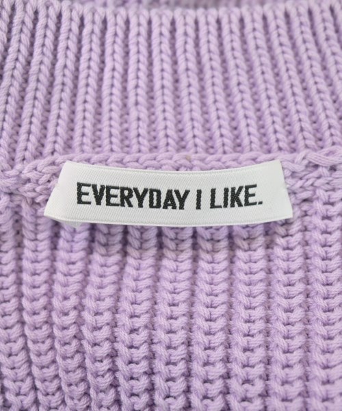 EVERYDAY I LIKE（エブリデイアイライク）ニット・セーター 紫 サイズ:F レディース/2200719721069