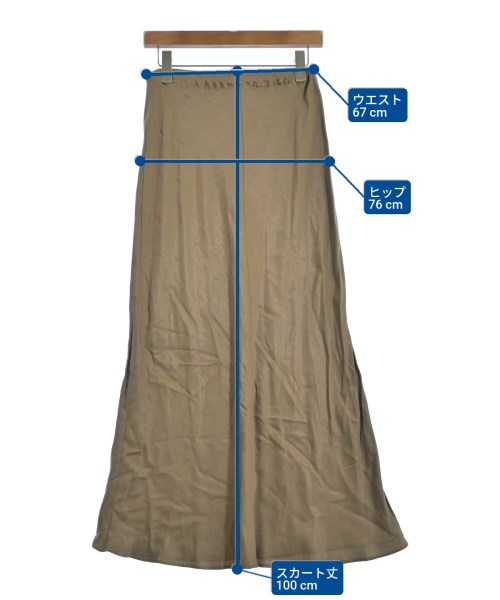 EVERYDAY I LIKE（エブリデイアイライク）ロング・マキシ丈スカート 茶 サイズ:-(M位) レディース/2200626279035