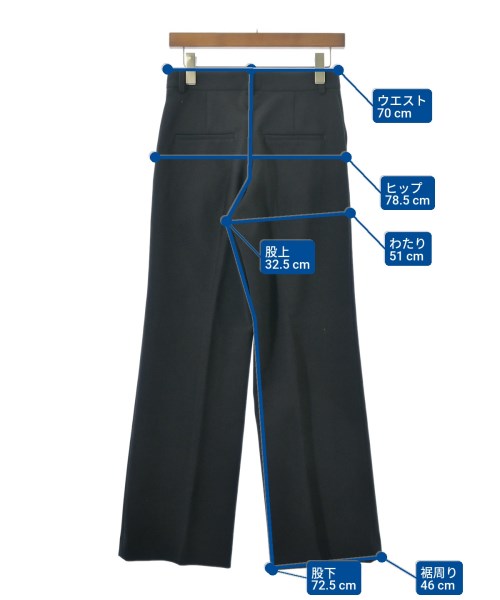 EVERYDAY I LIKE（エブリデイアイライク）スラックス 黒 サイズ:36(S位) レディース/2200646557212