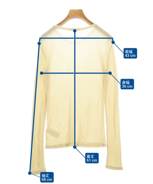 EVERYDAY I LIKE（エブリデイアイライク）ニット・セーター 黄 サイズ:F レディース/2200634991264