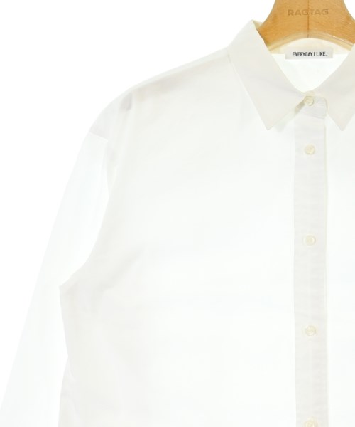EVERYDAY I LIKE（エブリデイアイライク）カジュアルシャツ 白 サイズ:F レディース/2200648883043