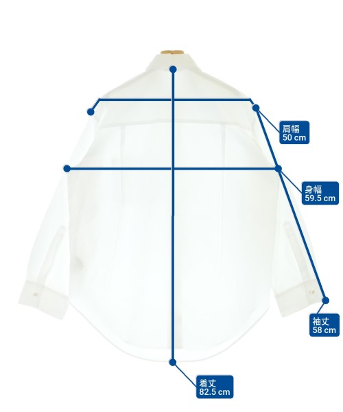 EVERYDAY I LIKE（エブリデイアイライク）カジュアルシャツ 白 サイズ:F レディース/2200648883050