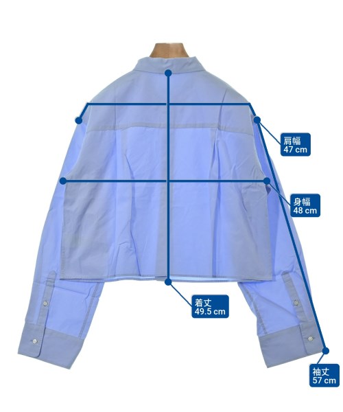 EVERYDAY I LIKE（エブリデイアイライク）カジュアルシャツ 青 サイズ:F レディース/2200642414106