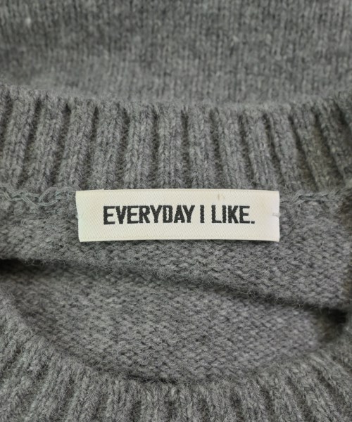 EVERYDAY I LIKE（エブリデイアイライク）ニット・セーター グレー サイズ:F レディース/2200645171020