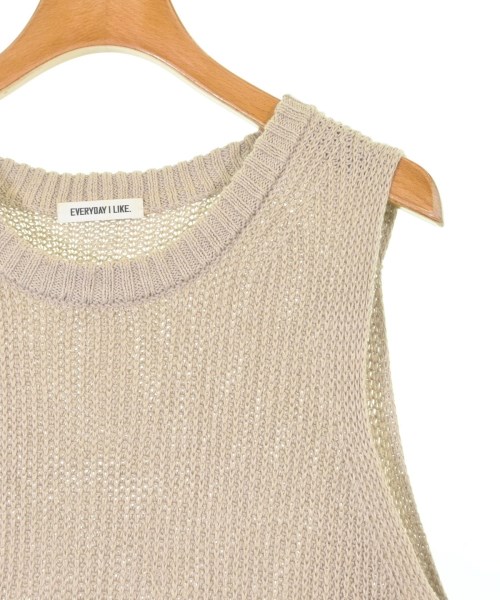 EVERYDAY I LIKE（エブリデイアイライク）ベスト ベージュ サイズ:F レディース/2200643991019