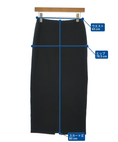 EVERYDAY I LIKE（エブリデイアイライク）ロング・マキシ丈スカート 黒 サイズ:36(S位) レディース/2200645928389