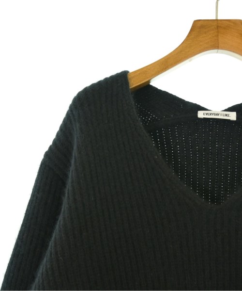 EVERYDAY I LIKE（エブリデイアイライク）ニット・セーター 黒 サイズ:F レディース/2200653831039