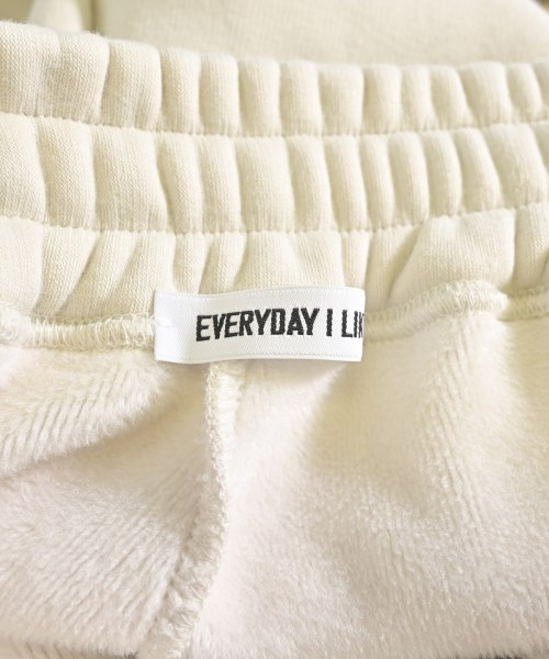 EVERYDAY I LIKE（エブリデイアイライク）スウェットパンツ 白 サイズ:38(M位) レディース/2200701937119