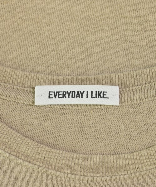 EVERYDAY I LIKE（エブリデイアイライク）Tシャツ・カットソー ベージュ サイズ:F レディース/2200703602206