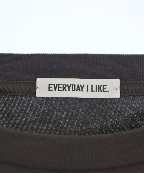 EVERYDAY I LIKE（エブリデイアイライク）Tシャツ・カットソー 茶 サイズ:F レディース/2200703941022