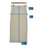 EVERYDAY I LIKE（エブリデイアイライク）ロング・マキシ丈スカート グレー サイズ:36(S位) レディース/2200654238035