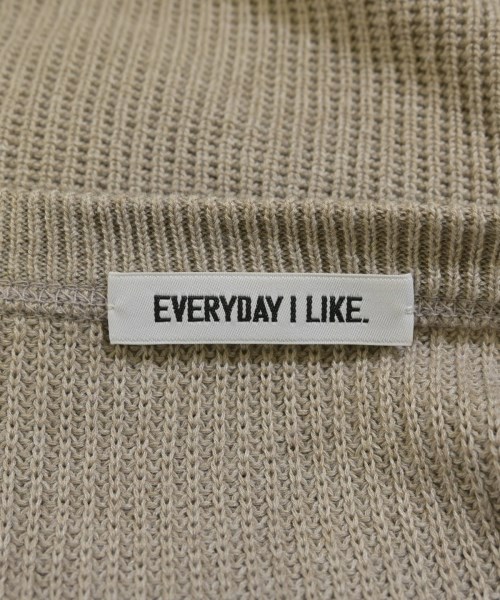 EVERYDAY I LIKE（エブリデイアイライク）ニット・セーター ベージュ サイズ:F レディース/2200662931041
