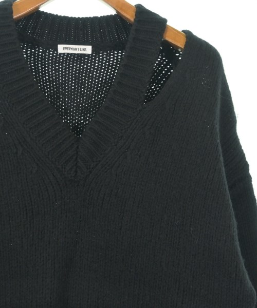 EVERYDAY I LIKE（エブリデイアイライク）ニット・セーター 黒 サイズ:F レディース/2200669410013