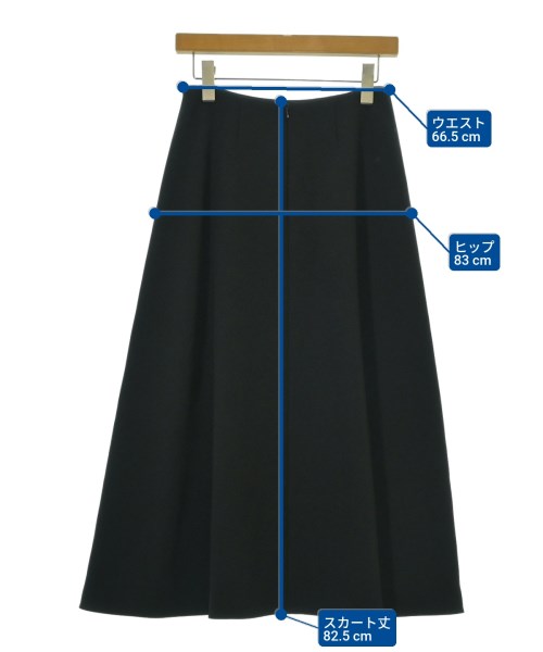 EVERYDAY I LIKE（エブリデイアイライク）ロング・マキシ丈スカート 黒 サイズ:36(S位) レディース/2200667671041