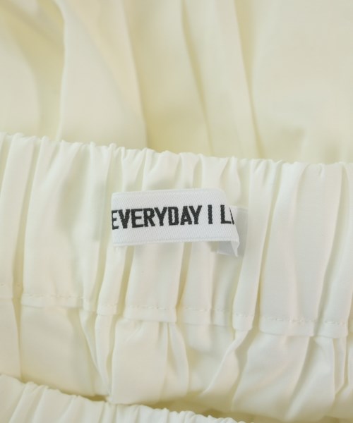 EVERYDAY I LIKE（エブリデイアイライク）ひざ丈スカート 白 サイズ:F レディース/2200730922179