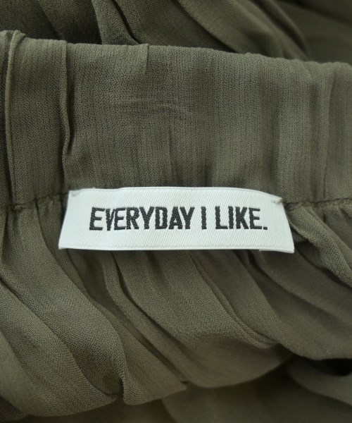 EVERYDAY I LIKE（エブリデイアイライク）ロング・マキシ丈スカート カーキ サイズ:38(M位) レディース/2200733184017