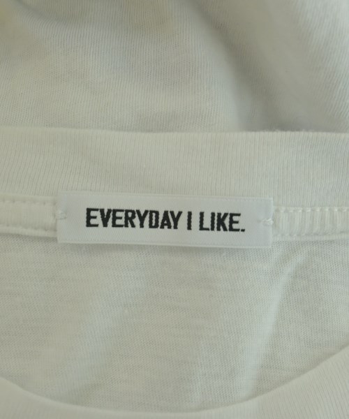 EVERYDAY I LIKE（エブリデイアイライク）Tシャツ・カットソー 白 サイズ:F レディース/2200712233071