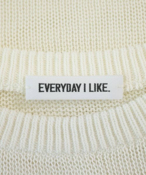EVERYDAY I LIKE（エブリデイアイライク）ニット・セーター 白 サイズ:F レディース/2200722613016