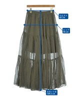 EVERYDAY I LIKE（エブリデイアイライク）ロング・マキシ丈スカート カーキ サイズ:38(M位) レディース/2200726787041