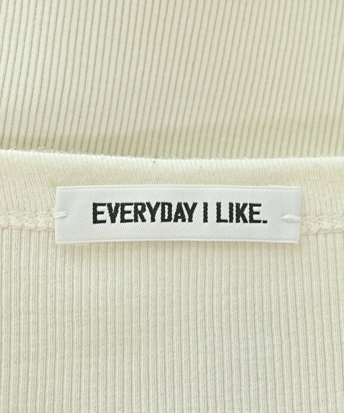 EVERYDAY I LIKE（エブリデイアイライク）Tシャツ・カットソー 白 サイズ:F レディース/2200725099145