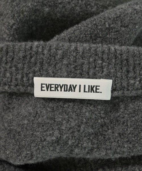 EVERYDAY I LIKE（エブリデイアイライク）ニット・セーター グレー サイズ:F レディース/2200728752030