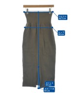 EVERYDAY I LIKE（エブリデイアイライク）ロング・マキシ丈スカート 茶 サイズ:36(S位) レディース/2200663751181