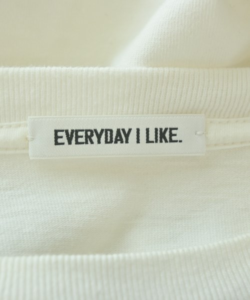 EVERYDAY I LIKE（エブリデイアイライク）Tシャツ・カットソー 白 サイズ:F レディース/2200687289073
