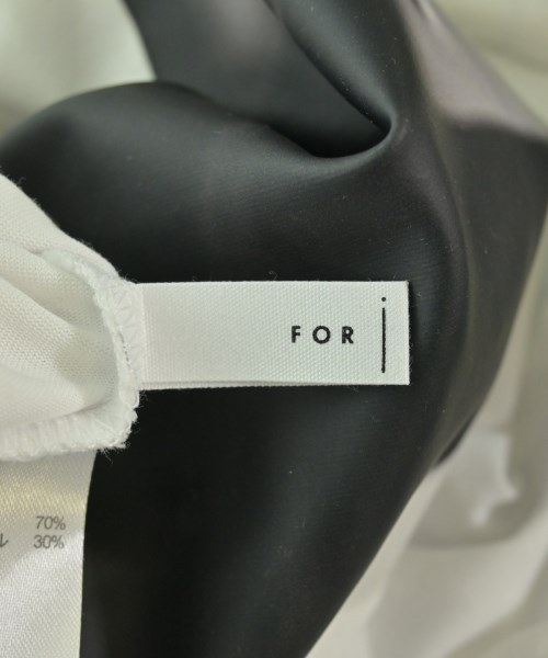 FOR I SERIES（フォーアイシリーズ）Tシャツ・カットソー 白 サイズ:F レディース/2200693135074