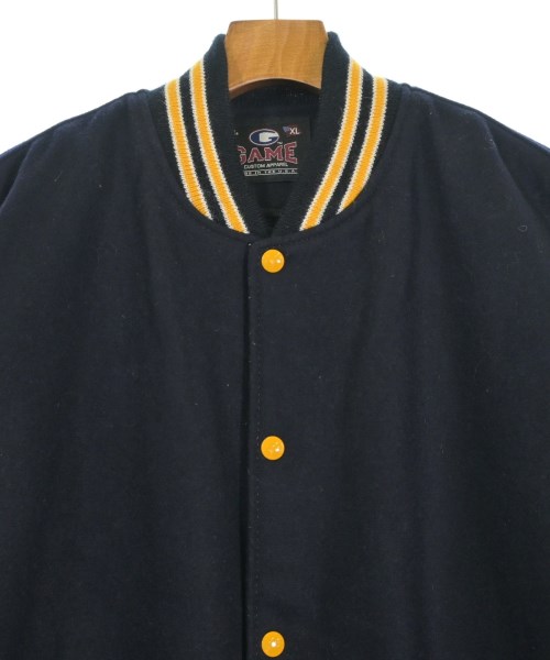 GAME CUSTOM APPAREL（ゲームカスタムアパレル）スタジャン 紺 サイズ:XL メンズ/2200680164032